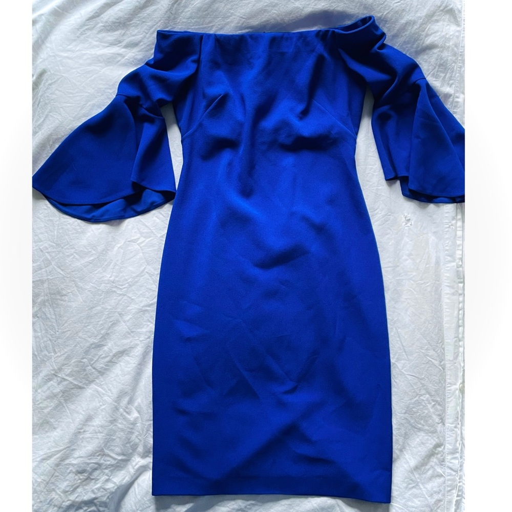 NWT Chelsea28 Blue Off Shoulder Cocktail Dress - 6